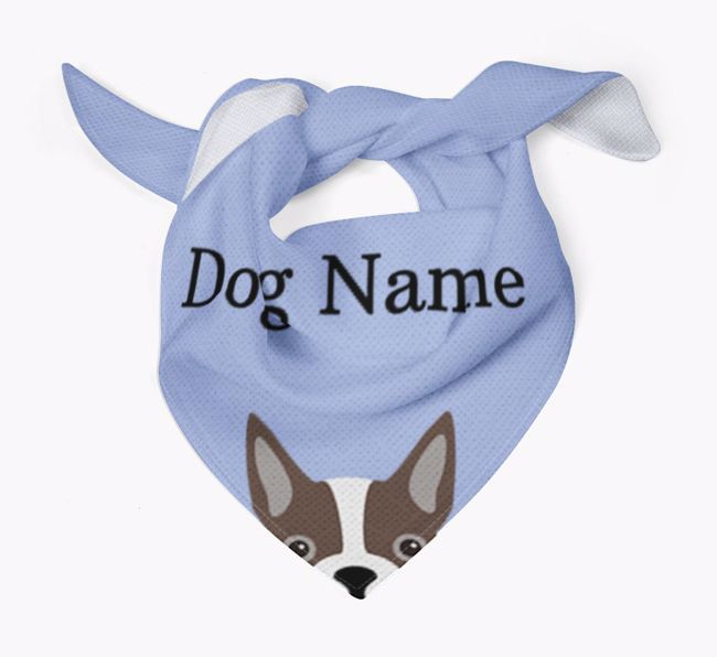 Personalized Dog Bandana with Peeking Yappicons for {dogsName}